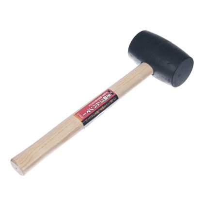 E-VALUE Rubber Mallet with Wooden Handle - 1P