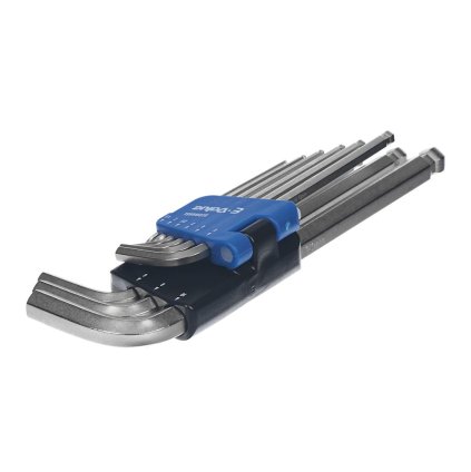 E-VALUE 9-Piece Ball End Hex Wrench Set