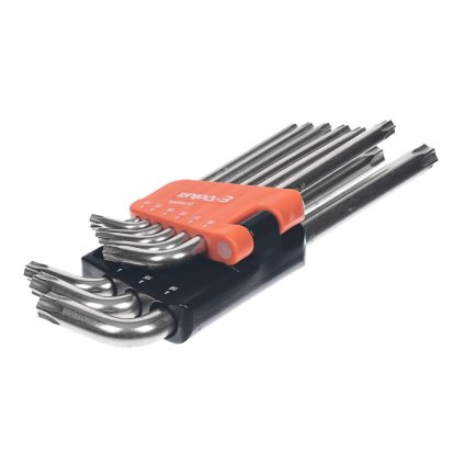 E-VALUE 9-Piece Torx Key L-Wrench Set - ELTW09SL