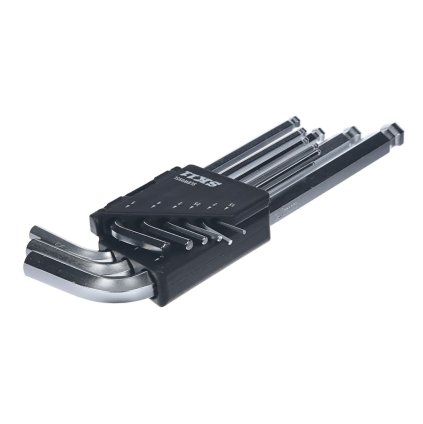 SK11 9-Piece Ball End Hex Key L-Wrench Set, Semi-Long - SLBW09SL