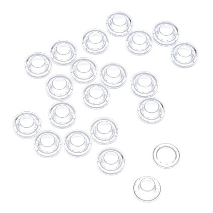 SK11 Clear Plastic Eyelet Washers - 10 mm - No.185C