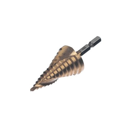 SK11 TiN-Coated HSS Spiral Step Drill Bit - SSD-3