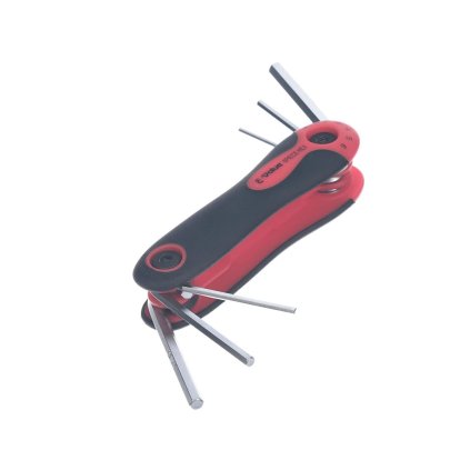 E-VALUE 6-Piece Folding Hex Wrench Set - EHK-3