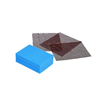 SK11 Japanese Net Abrasive Sheet and Sanding Block Set - Grit #60