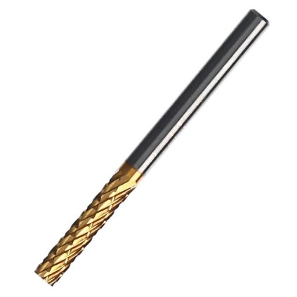 SK11 Titanium Coated Carbide Rotary Burr, Cylinder Shape - STCB-3