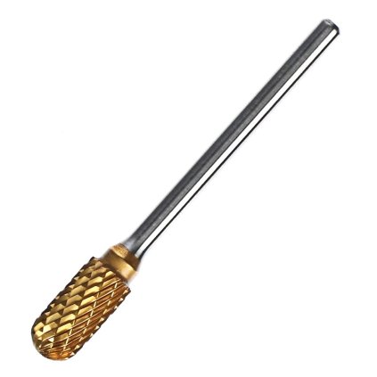 SK11 Titanium Coated Carbide Rotary Burr, Cylinder Shape - STCB-4