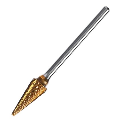 SK11 Titanium Coated Carbide Rotary Burr, Triangle Shape - STCB-13