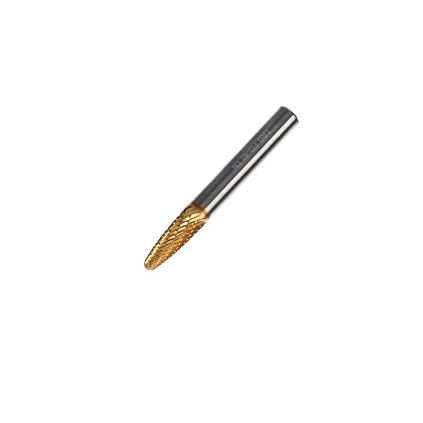 SK11 Titanium Coated Carbide Rotary Burr, Triangular Shape - STCB-20