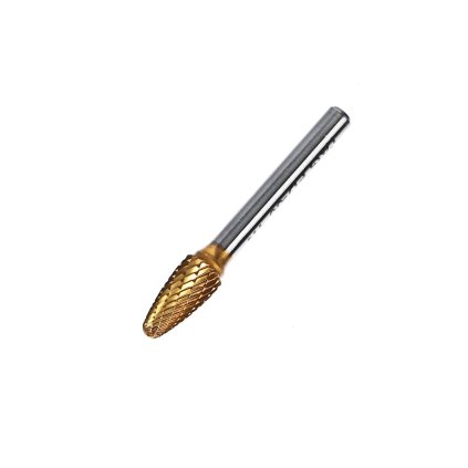 SK11 Titanium Coated Carbide Rotary Burr, Triangular Shape - STCB-21