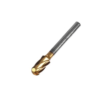 SK11 Titanium Coated Carbide Rotary Burr, Rounded Cylinder Shape - STCB-27