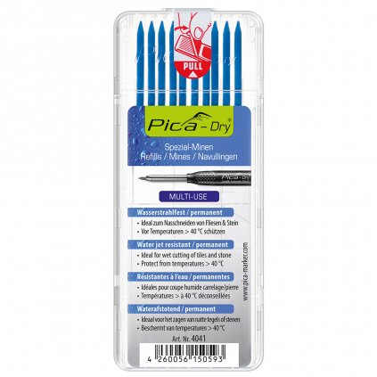 Pica-Dry Refill Leads 4041 Water Jet Resistant, Blue