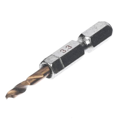 SK11 TiN-Coated Metal Drill Bit - 3.3 mm