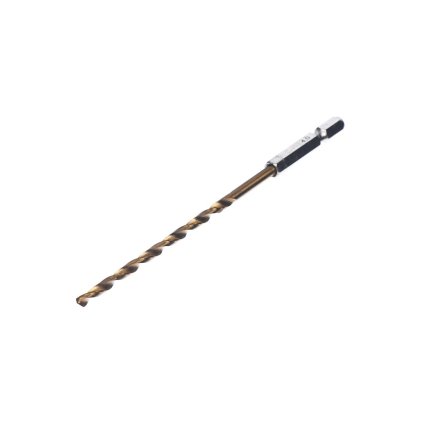SK11 Long TiN-Coated Metal Drill Bit - 4.0 mm