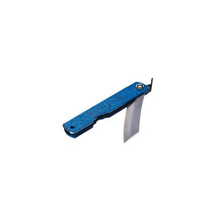 NAGAO KANEKOMA Higonokami Japanese Folding Knife, Blue Water Splash Handle