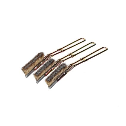 E-VALUE 3-Piece Brass Channel Brush Set - ECB-3B