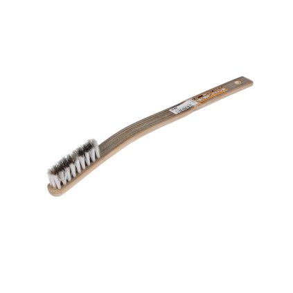 SK11 Japanese Nylon and Brass Wire Brush with Bamboo Handle - No.125