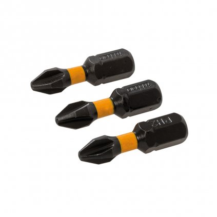 Triton Phillips PH2 Impact Screwdriver Bits, 25 mm (3 pcs)