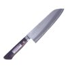 MIKI HAMONO SEISAKUSHO Japanese Miki Masamitsu Saku VG10 Clad Steel Santoku Kitchen Knife - 170 mm - UF181