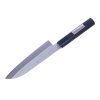 MIKI HAMONO SEISAKUSHO Japanese Gokuao Souyu Saku Yasuki Blue Paper Super Clad Steel Santoku Kitchen Knife - 170 mm - UF171