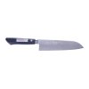 MIKI HAMONO SEISAKUSHO Japanese Hand Forged Hakuun Saku VG10 35 Layers Steel Santoku Kitchen Knife - 170 mm - UF065