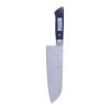 MIKI HAMONO SEISAKUSHO Japanese Hand Forged Hakuun Saku VG10 35 Layers Steel Santoku Kitchen Knife - 170 mm - UF065