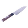 MIKI HAMONO SEISAKUSHO Japanese Miki Seiyu Saku VG10 35 Layers Steel Santoku Kitchen Knife - 170 mm - UF169