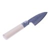 UMEBACHI RYUMA Japanese Small Deba Knife for Fish Filleting with Hammertone Finish - 90 mm