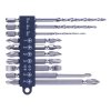 SK11 Tapered Wood Drill Bit and Screwdriver Bit Set - 10 pcs