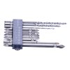 SK11 Tapered Wood Drill Bit and Screwdriver Bit Set - 10 pcs