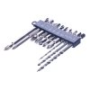 SK11 Tapered Wood Drill Bit and Screwdriver Bit Set - 10 pcs