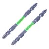 SK11 Japanese Super Ashura Double End Torsion Screwdriver Bit, Wide - 2 pcs - PH2 - 85 mm