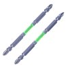 SK11 Japanese Super Ashura Double End Torsion Screwdriver Bit, Wide - 2 pcs - PH2 - 110 mm