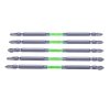 SK11 Japanese Super Ashura Double End Torsion Screwdriver Bit, Wide - 5 pcs - PH2 - 130 mm