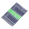 SK11 Japanese Super Ashura Double End Torsion Screwdriver Bit, Wide - 10 pcs - PH2 - 110 mm