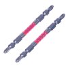 SK11 Japanese Super Ashura Double End Torsion Screwdriver Bit, Slim - 2 pcs - PH2 - 85 mm