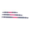 SK11 Japanese 3-Piece Super Ashura Double End Torsion Screwdriver Bit Set, Slim - PH2