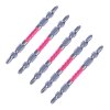 SK11 Japanese Super Ashura Double End Torsion Screwdriver Bit, Slim - 5 pcs - PH2 - 65 mm