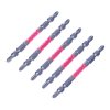 SK11 Japanese Super Ashura Double End Torsion Screwdriver Bit, Slim - 5 pcs - PH2 - 65 mm