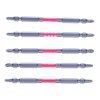 SK11 Japanese Super Ashura Double End Torsion Screwdriver Bit, Slim - 5 pcs - PH2 - 110 mm