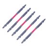 SK11 Japanese Super Ashura Double End Torsion Screwdriver Bit, Slim - 5 pcs - PH2 - 110 mm