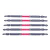 SK11 Japanese Super Ashura Double End Torsion Screwdriver Bit, Slim - 5 pcs - PH2 - 110 mm