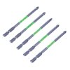 SK11 Japanese Torsion Screwdriver Bit Set - 5 pcs - PH2 - 100 mm