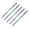 SK11 Japanese Torsion Screwdriver Bit Set - 5 pcs - PH2 - 120 mm