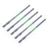 SK11 Japanese Torsion Screwdriver Bit Set - 5 pcs - PH2 - 120 mm