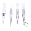 E-VALUE Stainless Steel Tweezers Set - 4 pcs