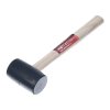 E-VALUE Rubber Mallet with Wooden Handle - 1/2P