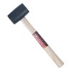 E-VALUE Rubber Mallet with Wooden Handle - 1/2P