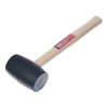 E-VALUE Rubber Mallet with Wooden Handle - 1P