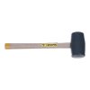 SK11 Rubber Mallet with Wooden Handle - 450 g