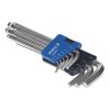 E-VALUE 9-Piece Ball End Hex Wrench Set